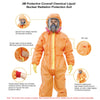 3M 4690 Protection Suit Protective Coverall Chemical Liquid Nuclear Radiation Protection Suit Acid & Alkali Resistant Overalls