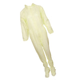 Anti-static Coverall With Respirator-Fit Hood Soft Bottom Shoes Anti chemical liquid splash Radiation protection particles